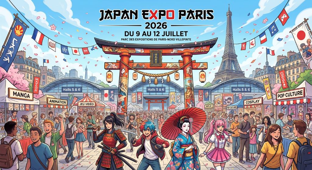viaouest_fr's tweet photo. Japan Expo Paris 2026 débute du 9 au 12 juillet au parc des expositions de Paris-Nord Villepinte. Cet événement majeur célèbre la culture japonaise à travers le #manga, l’animation, le jeu vidéo, le cosplay et la pop culture. Attira…
https://t.co/0736JC96KT https://t.co/2OyotdgikO