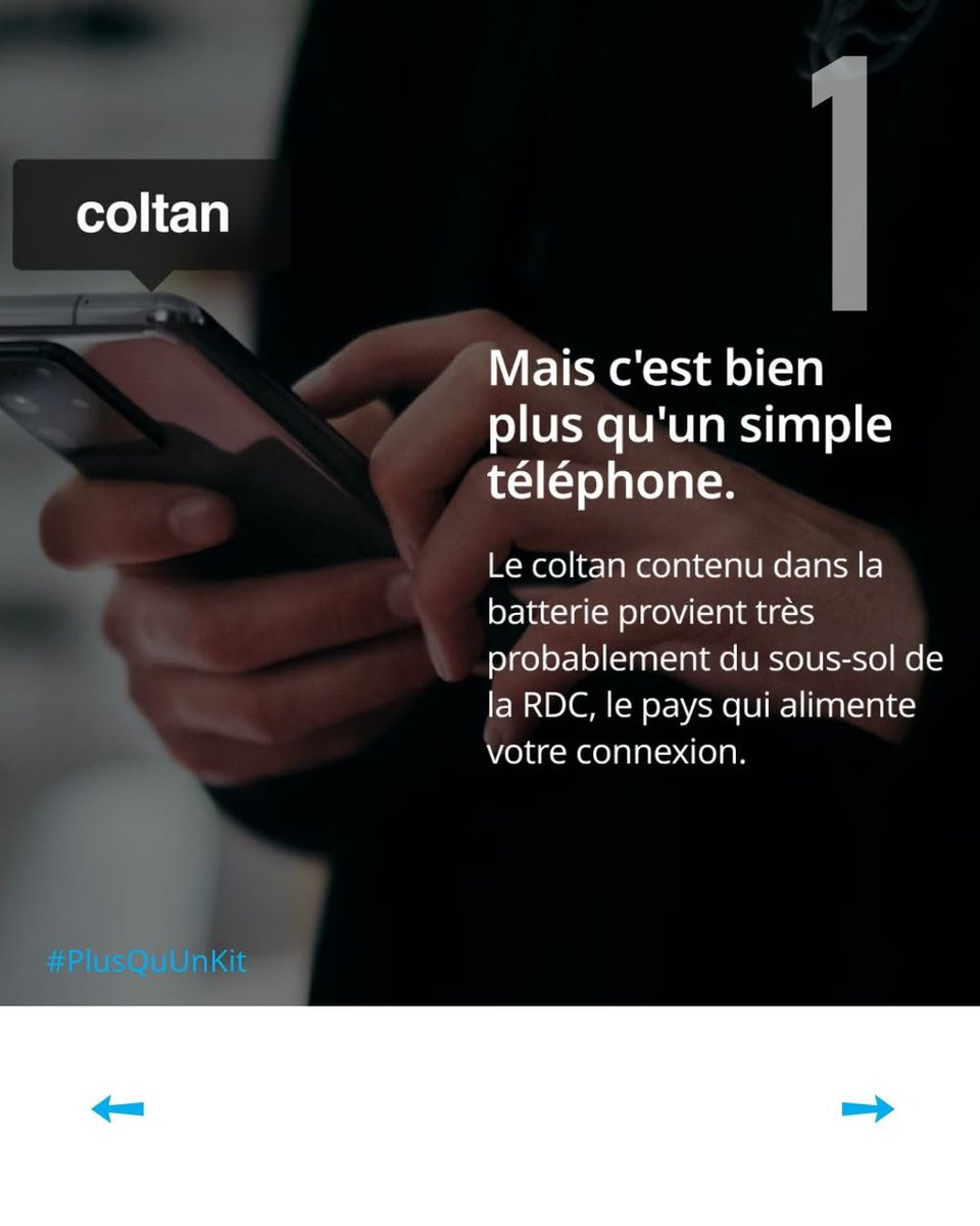 MaschacW's tweet photo. Le monde voit la crise.  
Moi je vois 24 000 milliards $ de potentiel.  
Le cobalt de ton téléphone vient d’ici.  
#PlusQuUnKit #RDC https://t.co/ugBsmG8yUU