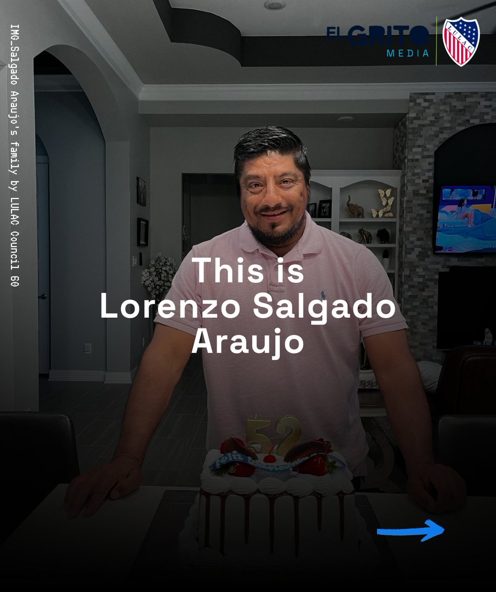 LULAC's tweet photo. The family of the man who was fatally shot by ICE in Houston, is sharing photos of Lorenzo Salgado Araujo. Take a look at what his son is telling the community.
#ICE #HOUSTON https://t.co/2JiBgUzycS