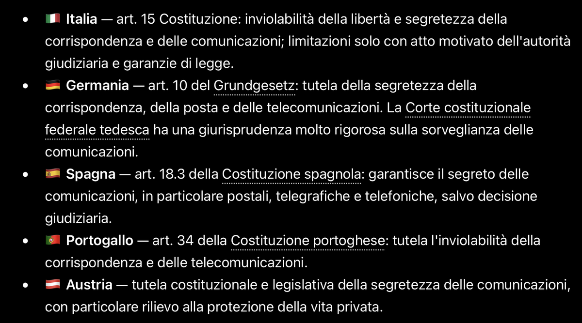 PauljHorten's tweet photo. Un elenco di violazioni possibili delle costituzioni dei paei europei dovute al Chat Control dell'Euronazi https://t.co/1KgSmemkDF