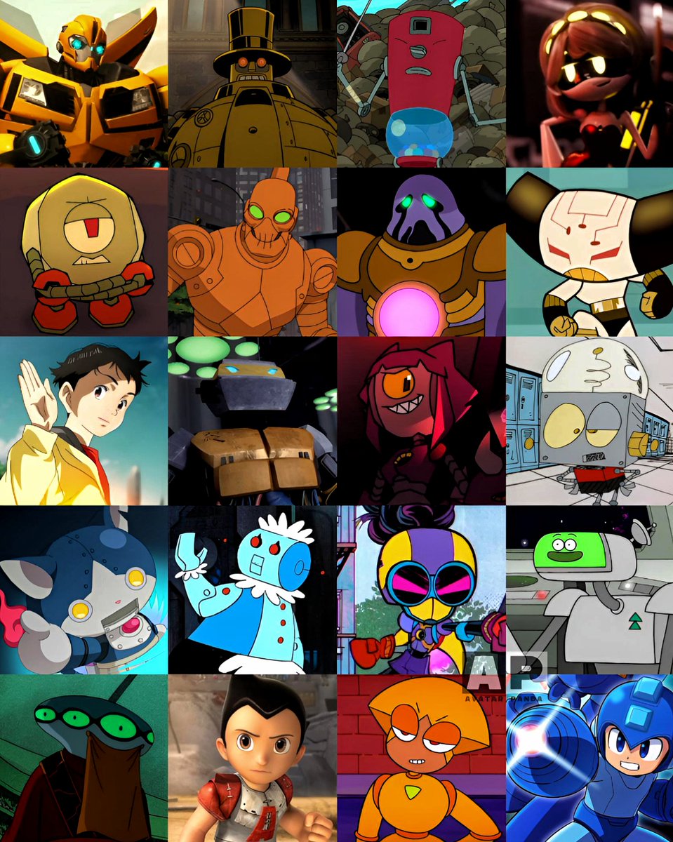 cartoonvibes26's tweet photo. Who's your favorite robot here? 👇

Credit - @AvatarPanda_10 https://t.co/k8OR51nJCj