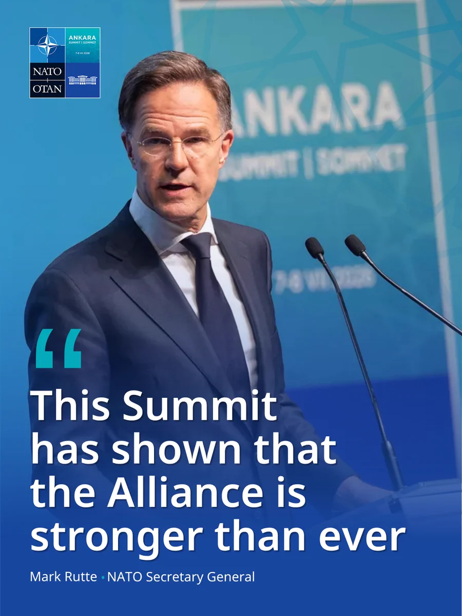 "This Summit has shown that the Alliance is stronger than ever" 

— NATO Secretary General Mark Rutte