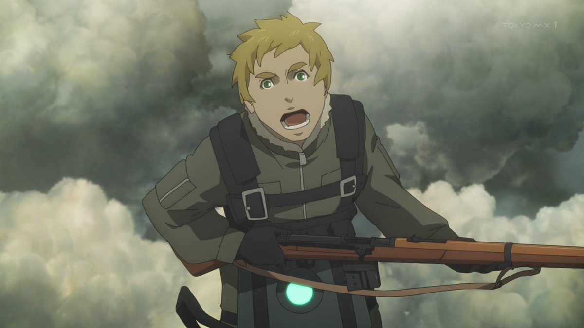 zeldatognn's tweet photo. ちょっとだけ作画が柔らかくなってるな　ほりが減ったとも言える？　#youjosenki #幼女戦記 https://t.co/cqYetLBSnS