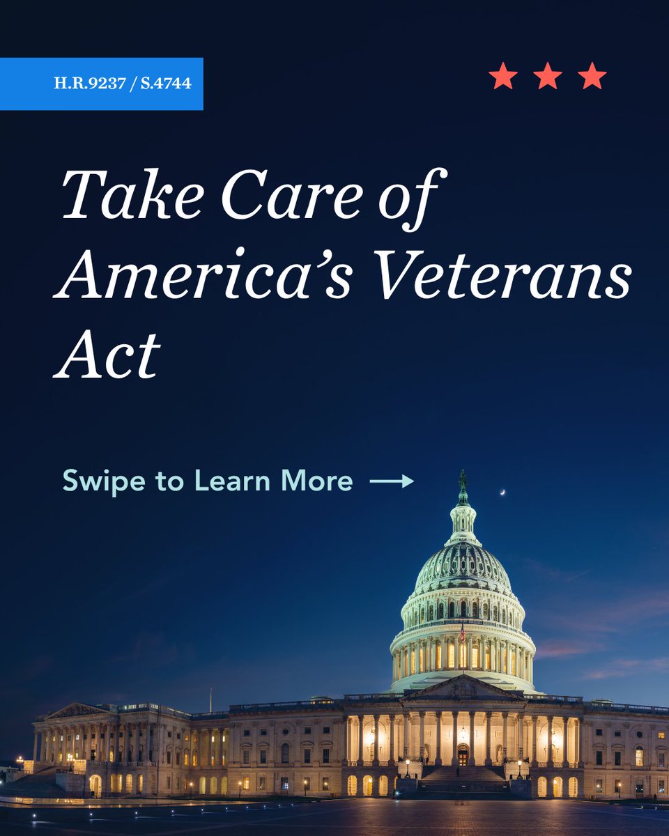 DoleFoundation's tweet photo. The Take Care of America's Veterans Act (TCAVA) is an important opportunity to strengthen support for the military and veteran caregivers who make it possible for their loved ones to live with dignity at home and in their communities. 👏 https://t.co/EaOXyosP70