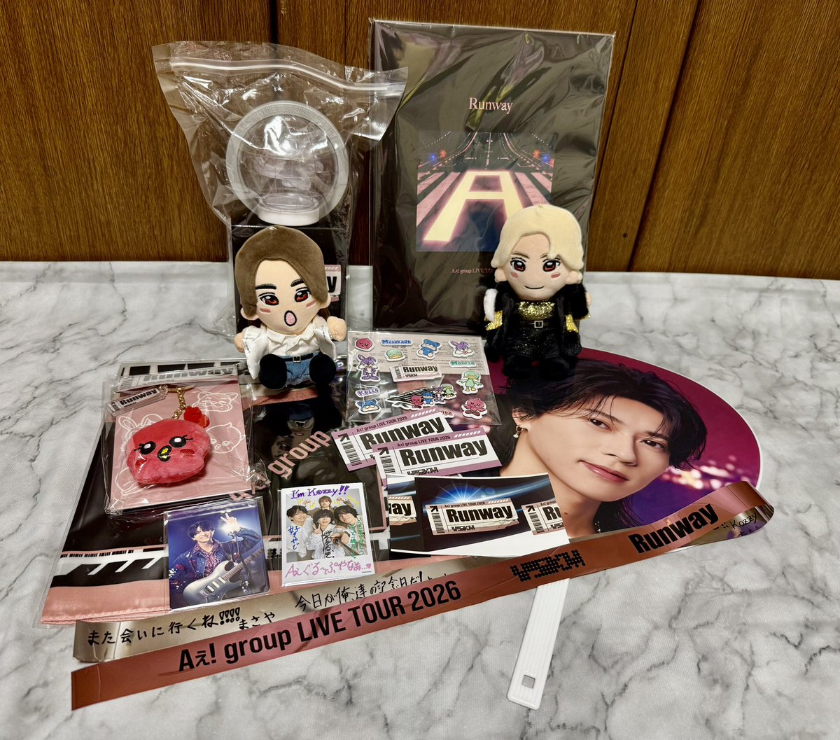 末澤誠也 Runway グッズ 事前販売なかったからやっと買えたグッズたち✨ 誠也くんが作ってくれ