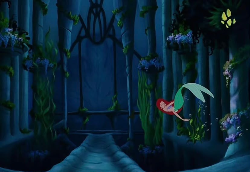 reminiscinbby's tweet photo. the aesthetic of disney’s the little mermaid (1989) https://t.co/2diKWWwzjX