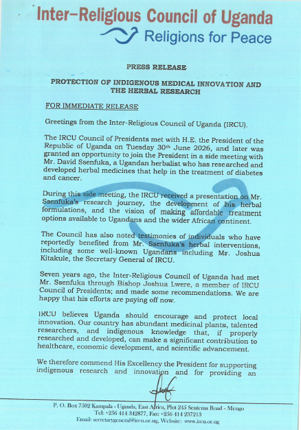 Inter-Religious Council of Uganda tweet media