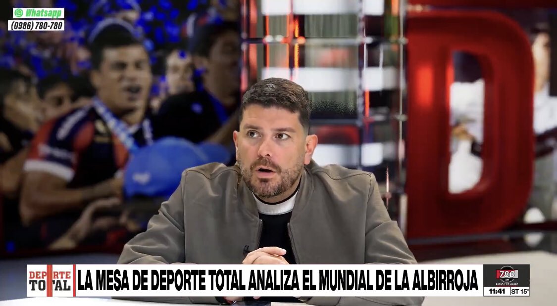 DeporteTotal780's tweet photo. 🔴 #DeporteTotal ¡AL AIRE! ⤵️ #780AM 

🎙 @FranLopezBorja, @jotabernabe, @TanoVirgili, @hectorsillo 

📻 @780AM
📺 @Megatv_py 
📱APP MEGACADENA 

🔴 EN VIVO:
💻 https://t.co/M7w3d1rxOR
📲 YouTube - Mega

https://t.co/mzEWkrJ4Nh https://t.co/5hG24P9zGt