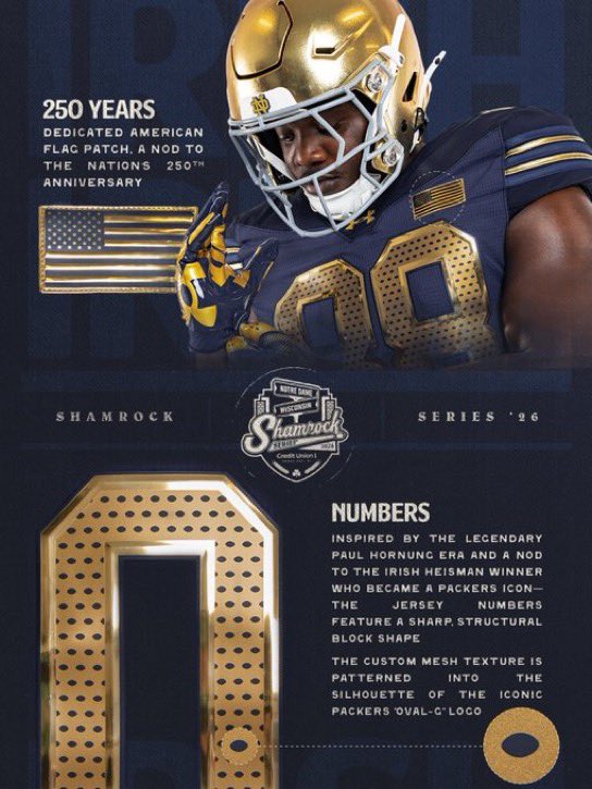 BussinWTB's tweet photo. Notre Dame unveils its Shamrock Series uniforms 🍀👀 https://t.co/JMB3H3qwoe