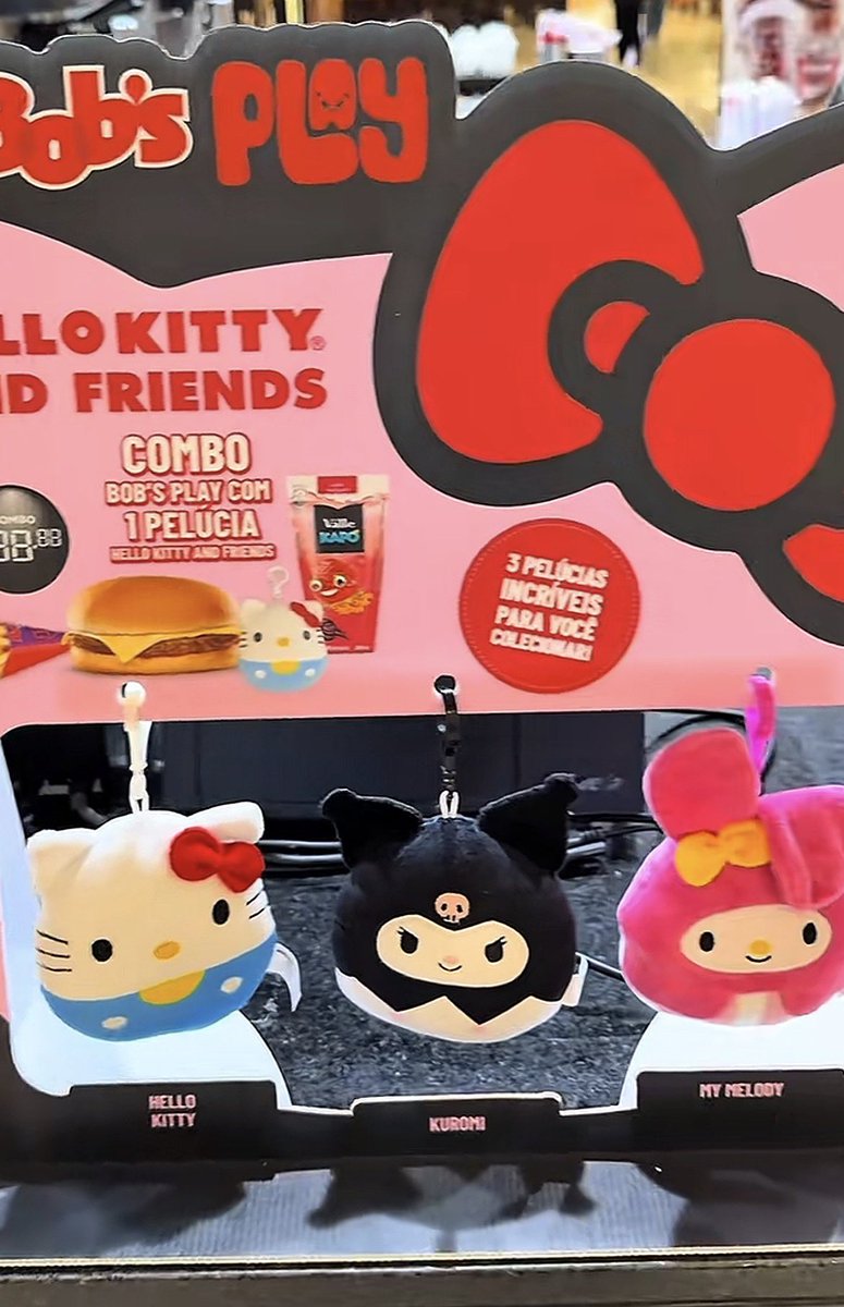 cogiepurin's tweet photo. achei as pelúcias de sanrio dessa vez fofinhas !! chegaram no bobs já https://t.co/IVoY6lVJOF