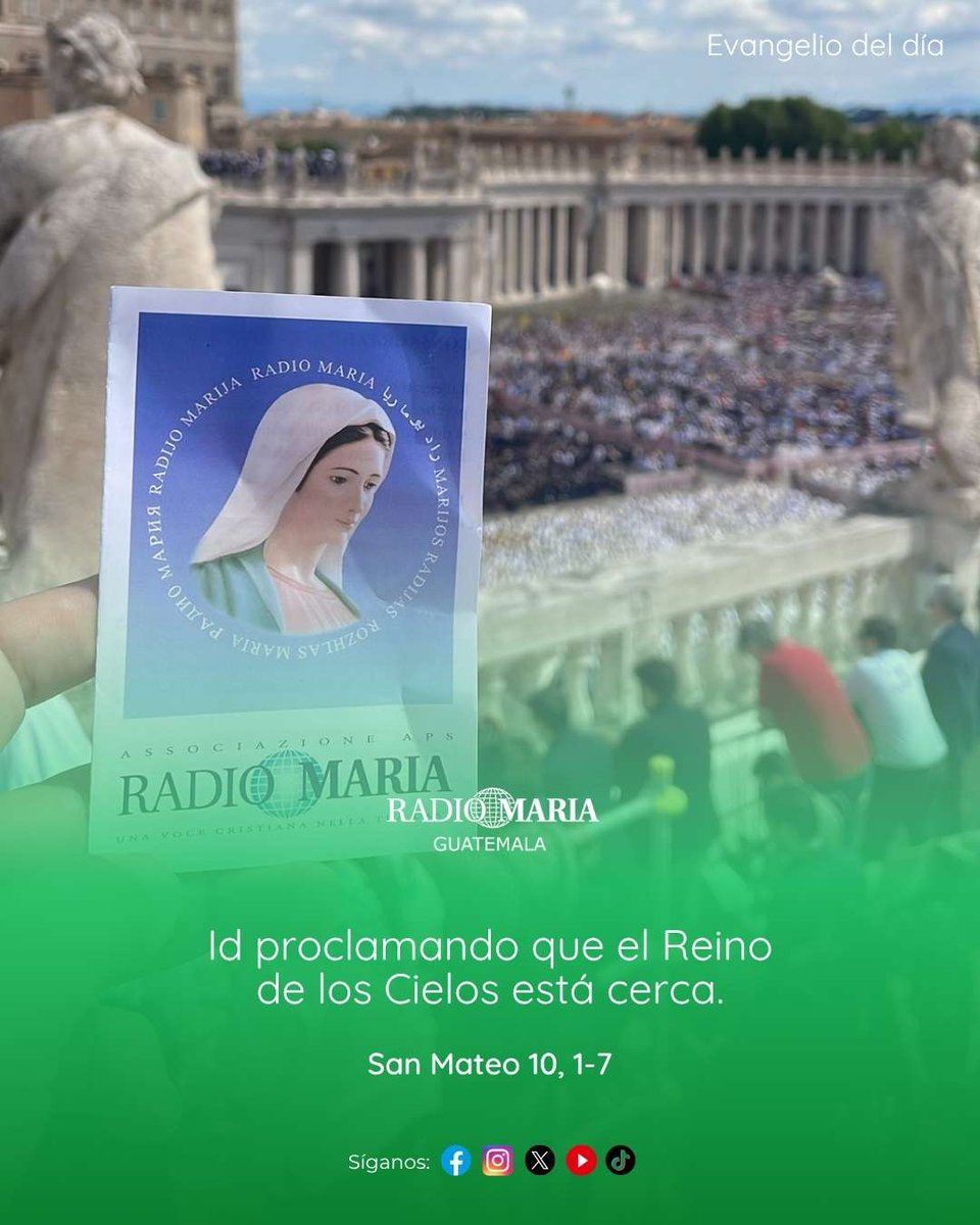 RadioMariaGuate's tweet photo. Lᴇᴄᴛᴜʀᴀs ᴅᴇʟ ᴅɪ́ᴀ
https://t.co/xugHk7xFEt

Les invitamos a ingresar a nuestra web para escuchar, reflexionar y meditar en las lecturas de hoy. https://t.co/foJqmAHoEF