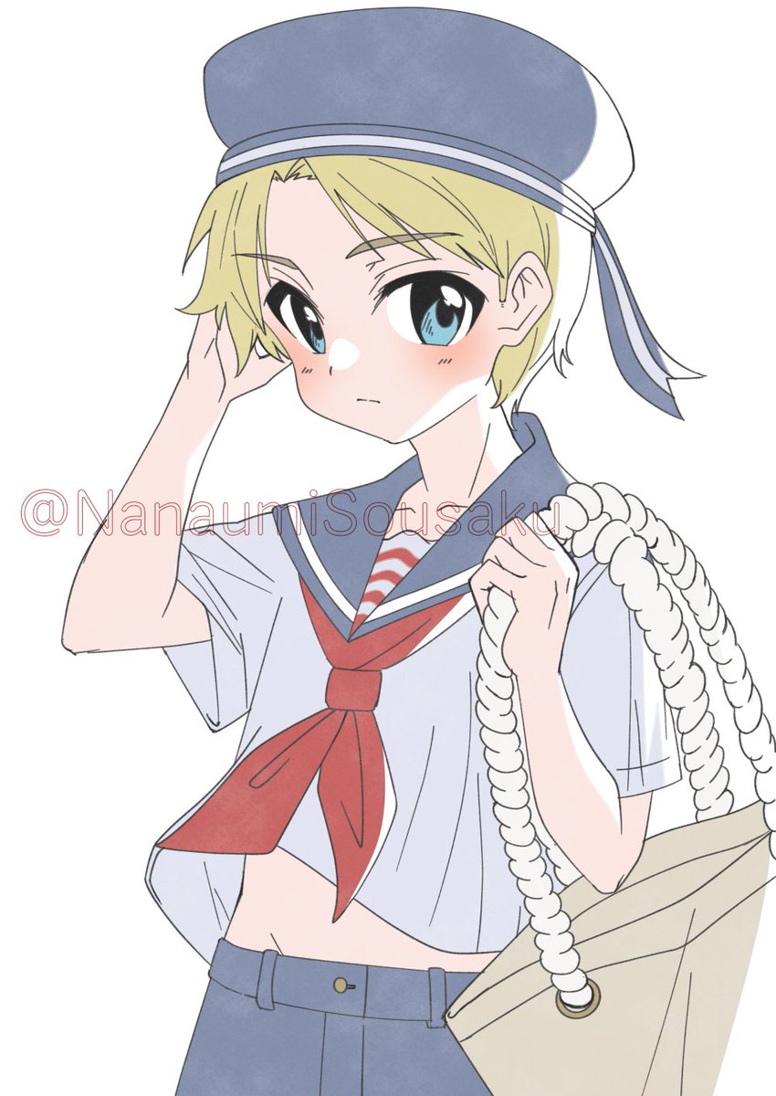 NanaumiSousaku's tweet photo. アナログ絵のラフです。
あんまり描かない髪型の男の子かも https://t.co/fgbpSuKDG8