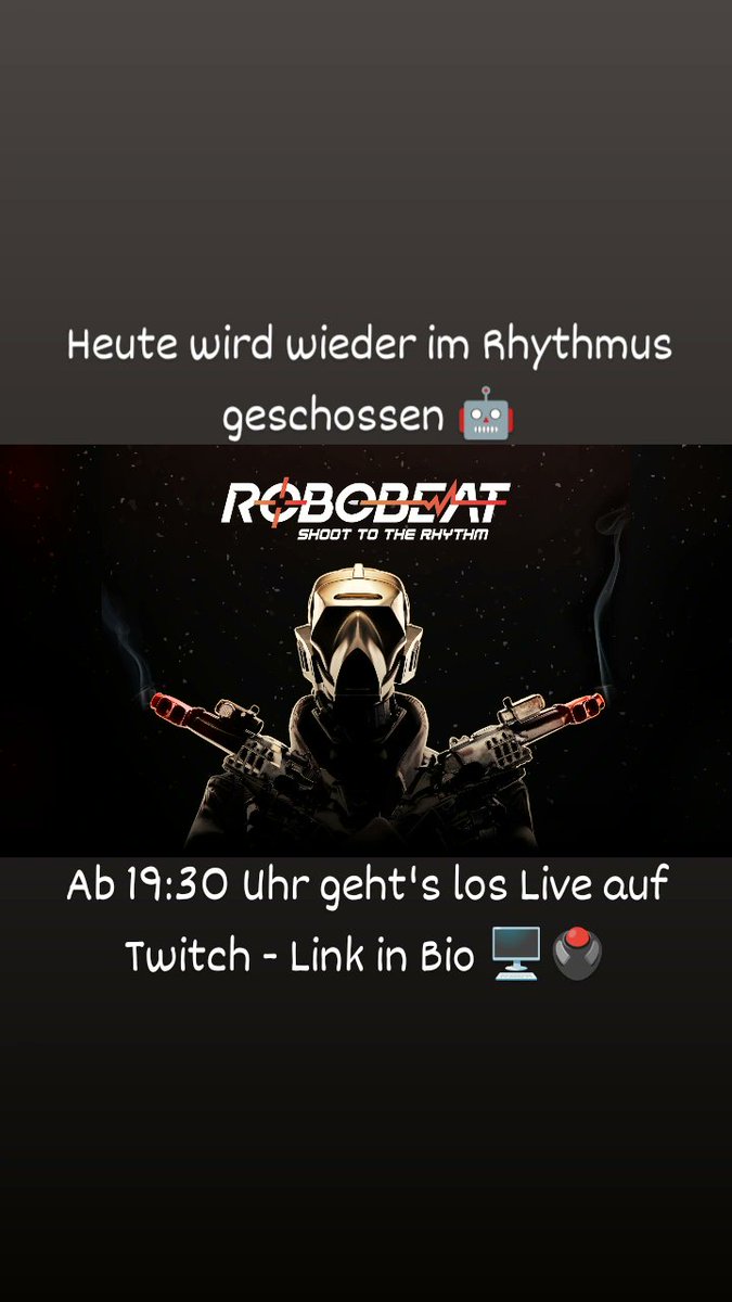 DerPfeffie's tweet photo. Robo Rhythmus 🤖
#robobeat #der_pfeffie #twitch #twitchaffilate #streamer https://t.co/r4uUlq45nf
