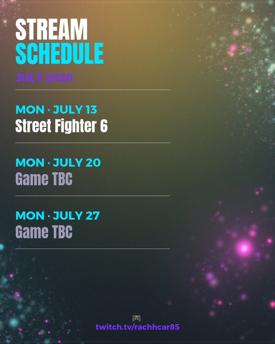 stoopid_cat's tweet photo. Next Week's stream schedule https://t.co/HNsd2ZpUGT