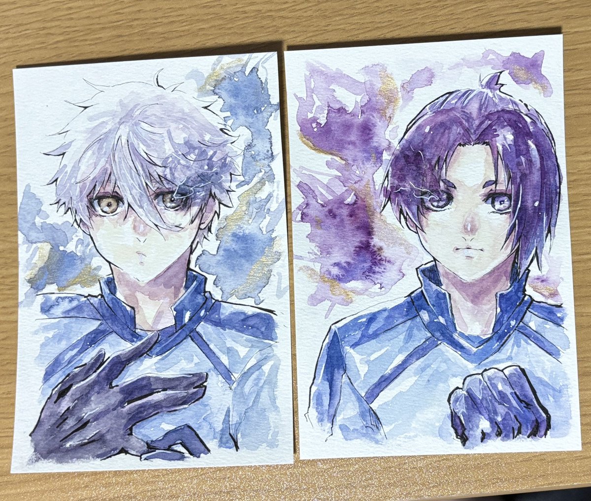 前に描いた水彩らくがき
