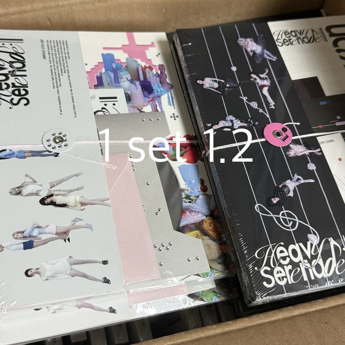 1ikepizza's tweet photo. 엔믹스 미개봉 앨범 미개봉앨범 포카앨범 포토북 NMIXX Heavy Serenade Unopened Sealed Album Sell WTS

✅ 1 set 1.2 / 60pcs 30.0
⭕️ On hand / Quick Shipment

릴리 해원 설윤 배이 지우 규진
LILY HAEWON SULLYOON BAE JIWOO KYUJIN https://t.co/dKvnlpcEEn
