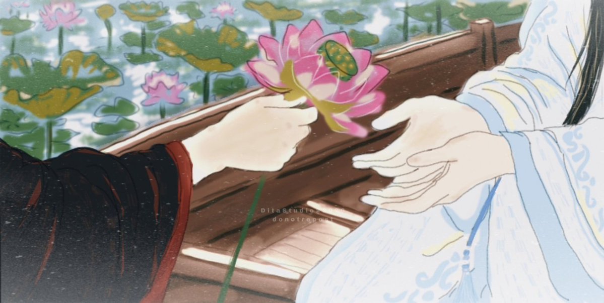ditalovexzwy's tweet photo. Wangxian in Lotus Lake 🌱🪷 #mdzs https://t.co/c6XWrFlN0x