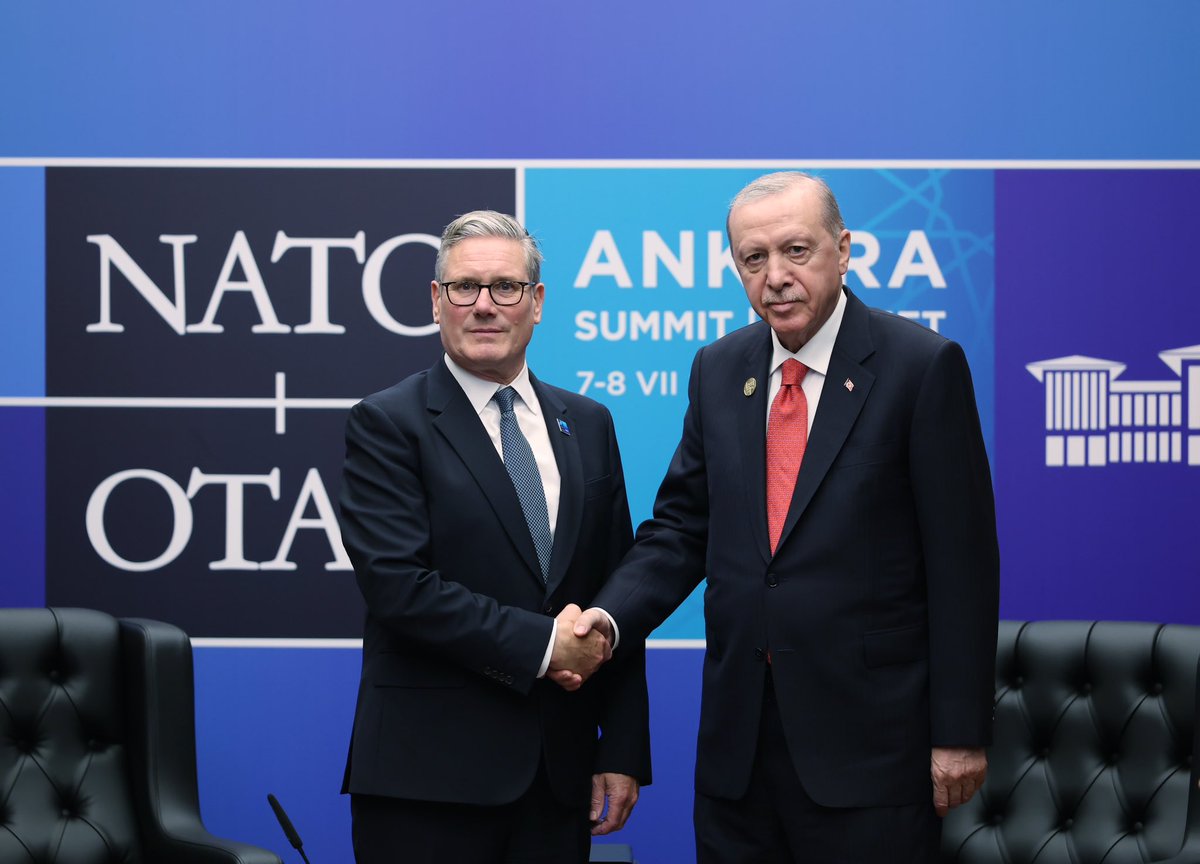 tcbestepe's tweet photo. Cumhurbaşkanımız Sayın Recep Tayyip Erdoğan, Birleşik Krallık Başbakanı Starmer ile bir araya geldi https://t.co/WQF49vvbOc https://t.co/aKHuUrILfp