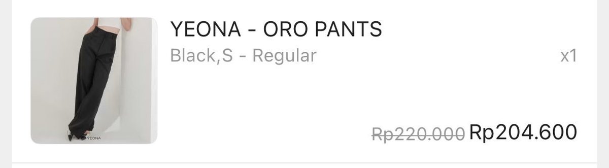 shhouko's tweet photo. wts celana yeona oro pants warna black/hitam ukuran S harga 150k aja dijual karena kekecilan blm pernah dipake baru bgt nyampe 
📍kab. bogor https://t.co/wLGjt5kefN
