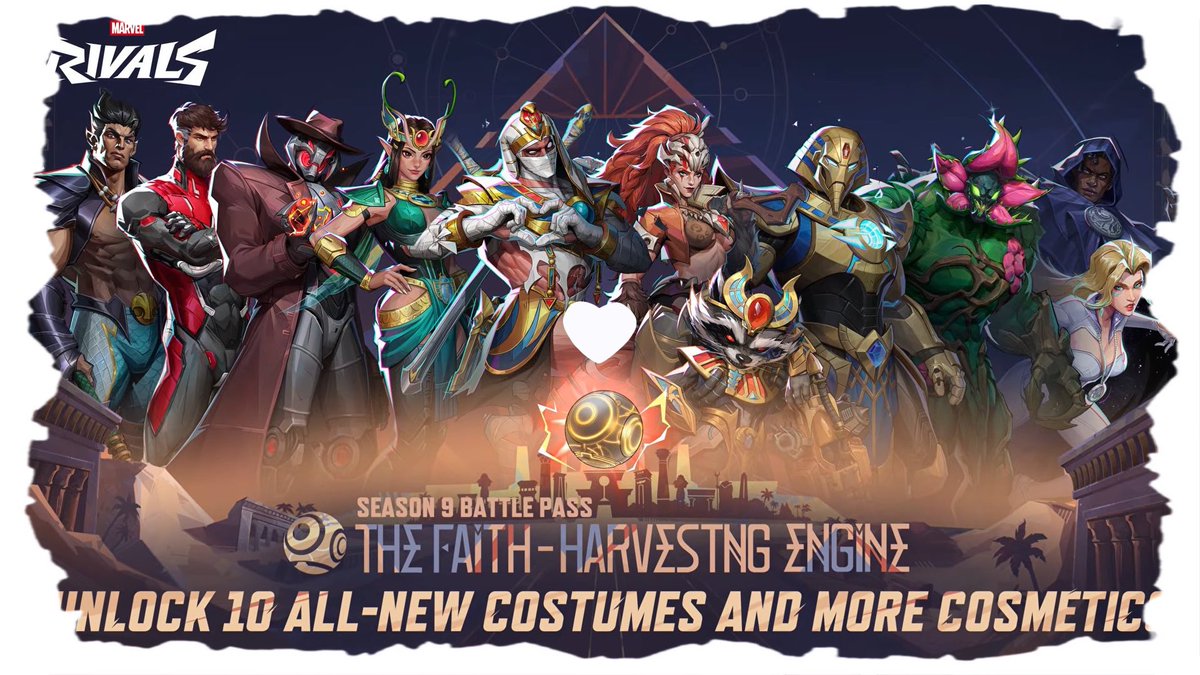 Purrastry's tweet photo. 🌊 MARVEL RIVALS SEASON 9 BATTLE PASS GIVEAWAY!

♡ follow @Purrastry !
♡ like / retweet 
♡ comment what your most excited about for season 9 

winner will be announced on update day, July 10th! Goodluck :) https://t.co/xQBHEzAv46