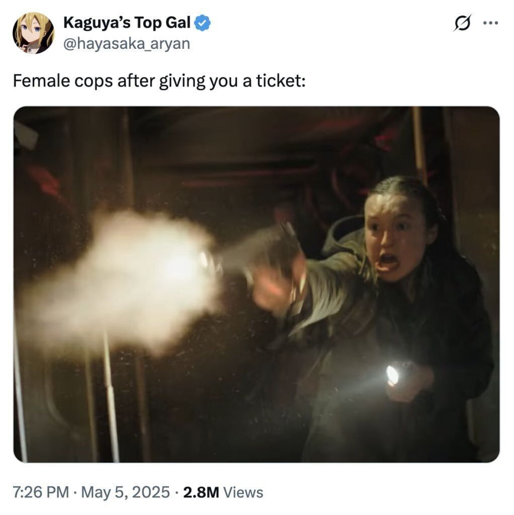 aztattude's tweet photo. @washghost1 Women shouldn't be cops. They're too emotional &amp; irrational https://t.co/Uor9GIwRMJ
