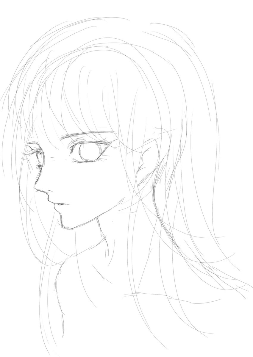 yui_maplesyrup's tweet photo. 一次創作ラフ(生存確認w)
ラフも描きかけも沢山あるんだ…
一次二次問わず😂

どうせ厚塗るのでこのラフも消える🤣 https://t.co/LWD0lCB8zP