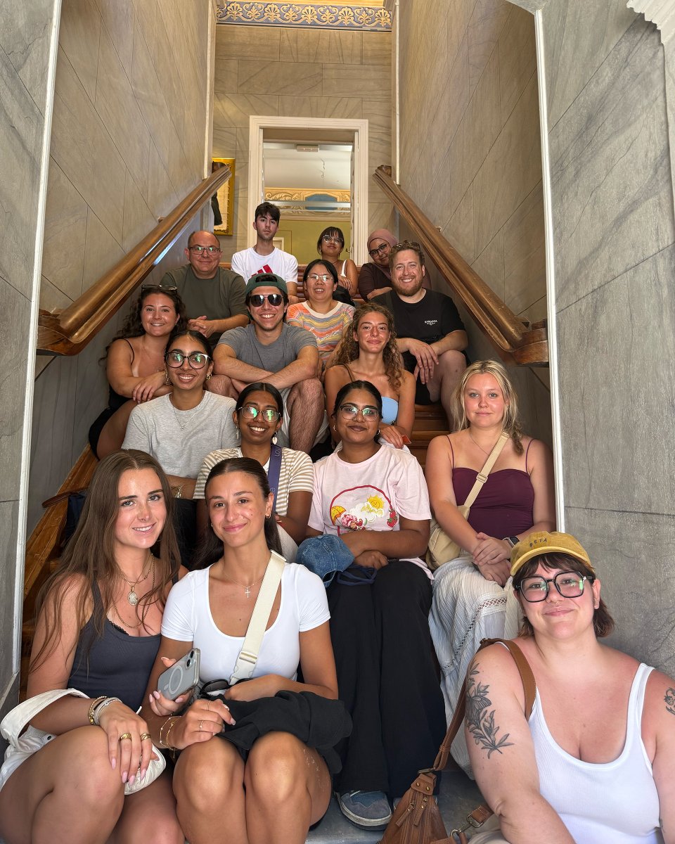 YorkULAPS's tweet photo. From history textbooks to the Hellenic Parliament in Greece 🏛️🇬🇷

LA&amp;PS students learned the history of modern Greece by exploring island coastlines, historical archives and the lively streets of Athens ✨

Learn more about study abroad at LA&amp;PS:
https://t.co/cwVYLCUxn9 https://t.co/yvJhwzuET7