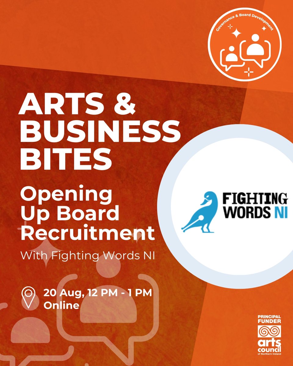 artsbusinessni's tweet photo. Dates for your diary 👇
💡 5 Aug | 1:1 Arts Support Clinics 
🚀 6 Aug | Leaders on Arts Boards Info Webinar
🤝 12 Aug | Fundraising Bootcamp | Strengthening Individual Giving 
🌟 20 Aug | Webinar: Opening Up Board Recruitment 
Book here >https://t.co/TSYcANn92X https://t.co/T5TDdlSTaK