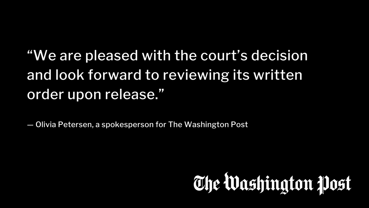 Washington Post Communications tweet media