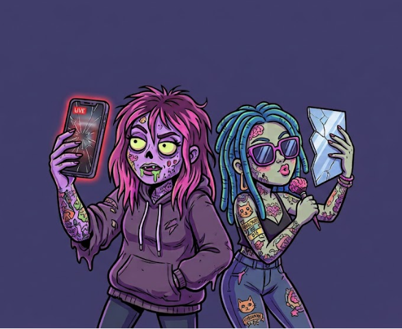 agnosticserg's tweet photo. I'm so tired of blocking tattooed female bloggers on TikTok. They just keep coming. It’s like some kind of ink zombie apocalypse has started. https://t.co/QEx7qXSbsw