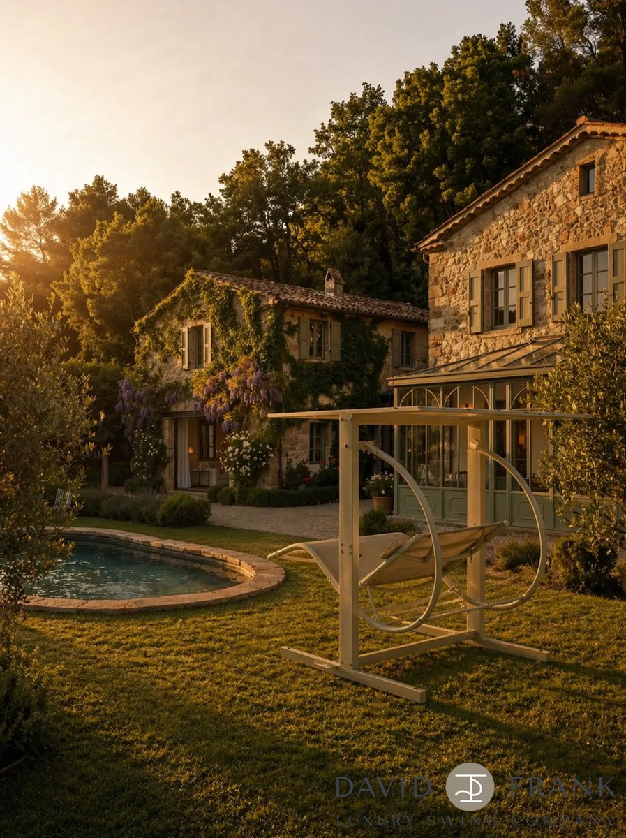 fdlieberman's tweet photo. Your Garden Called. It Wants a Throne.

You’ve perfected the hedges and the pavers. Now, give your landscape the crown jewel it deserves. 

A Zero Gravity swing  

#OutdoorLiving #LandscapeDesign #ZeroGravity #LuxuryHome https://t.co/SJqi8dnLW4
