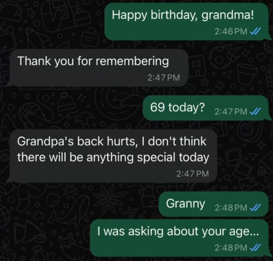 itsKvngWhillz's tweet photo. Grandma’s mind is wild😭😂 https://t.co/9t993r1ptJ