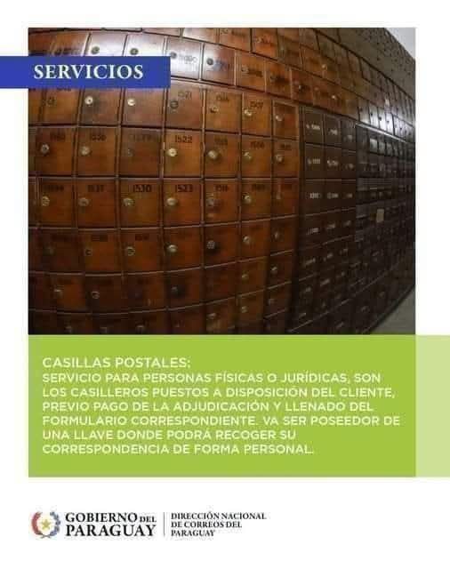 CorreoPy's tweet photo. 📌 ¿Sabías qué? La Dirección Nacional de Correos del Paraguay (Dinacopa) cuenta con casillas disponibles para alquilar. Se pueden realizar consultas al correo electrónico dpto.entrega@correoparaguayo.gov.py
Leé más en👉https://t.co/R0xIW2vXCy
#Casillas 🇵🇾
#CorreoParaguayo 🇵🇾 https://t.co/70ksJo3c4A