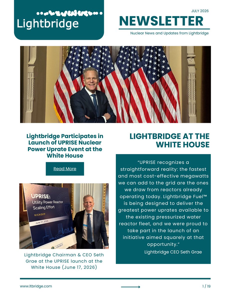 Lightbridge Corp tweet media