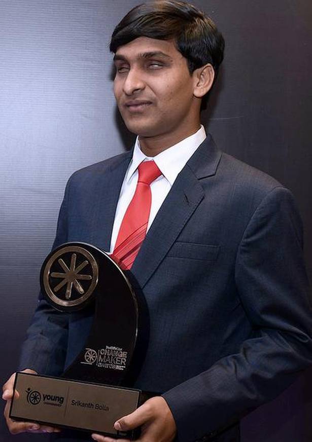 praveenvar1625's tweet photo. The inspiring Journey of a fully blind genius from a remote Andhra Pradesh Village to MIT, USA

This is the inspiring story of Shri Srikanth Bolla of Andhra Pradesh, who was born fully blind.

Early Life :

Born on 7th July 1991 in Seetharamapuram village, Machilipatnam, Andhra Pradesh.

Family : 

Born blind to poor farmer parents, faced severe social stigma (villagers even suggested abandoning him).

Educational Journey

Primary & Secondary Schooling :

Attended Devnar School for the Blind,  Hyderabad (1998–2007).

Excelled academically, scoring 90% in  Class 10 SSC exams.

Active in extracurriculars : played  cricket and chess, even representing the Andhra Pradesh State Blind       Cricket Team.

Higher Secondary (Class 12):

Joined Royal Junior College, Hyderabad  in 2007.

Opted for Maths, Physics, Chemistry  (MPC) stream.

Scored 98% marks, a remarkable achievement given the systemic barriers he faced.

Legal Battle for Science Stream:

Initially denied admission to science  subjects due to blindness.

Filed a court case and won, becoming the  first visually impaired student in Andhra Pradesh to study science.

Higher Education:

Rejected by IIT coaching institutes.

Admitted to Massachusetts Institute of Technology, Sloan School of Management, USA,  becoming the first international  blind student in Management Science.

Shri Srikanth Bolla completed Bachelor of Science in Management Science at the MIT Sloan School of Management in Boston, Massachusetts. 

He enrolled in 2009 after finishing his schooling in Hyderabad and graduated in 2013.

🎓 Details of His MIT Journey

Course: Management Science (a rigorous program blending mathematics, economics, and business strategy).

Specialization: Focused on business  analytics, operations research, and entrepreneurship.

Achievement: 

Became the first international blind student admitted to MIT Sloan school of management, USA.

Impact: His training at MIT gave him the  tools to build Bollant Industries at Hyderabad, combining sustainability with inclusive employment.

Career & Achievements

🌱 Early Initiatives

2011: Co-founded Samanvai Center for Children with Multiple Disabilities , offered Braille printing, vocational training, and rehabilitation.

Youth Leadership: Active in Lead India 2020 Movement, inspired by Dr. A.P.J. Abdul Kalam.

🏭 FOUNDING Bollant Industries

Founded: 2012, with co-founder Ravi  Mantha.

Focus: Eco-friendly packaging,  areca-based products, recycling municipal/industrial waste.

Social Impact: Employs hundreds of disabled people, integrating sustainability with inclusivity.

Funding: Supported by Ratan Tata.

🏆 Awards & Recognition

Forbes 30 Under 30 Asia (2017).

SJIM Eminent Social Entrepreneur of the      Year (2024).

Widely celebrated as a role model for  disabled empowerment and sustainable entrepreneurship.

Legacy

Barrier Breaker: 

First blind student in  Andhra Pradesh to study science; first blind international student at MIT      Sloan school of Management, USA.

Social Entrepreneur: Created jobs for disabled people while building a profitable enterprise.

Inspirational Figure: His life inspired  the 2024 biographical Bollywood film "Srikanth"