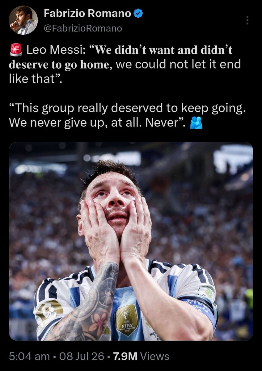 idextratime's tweet photo. Sebuah perbedaan

🇦🇷🐐 We, we, this group, we

vs

🇵🇹🐫 I, I, I, me, I https://t.co/fF4rY3INU8