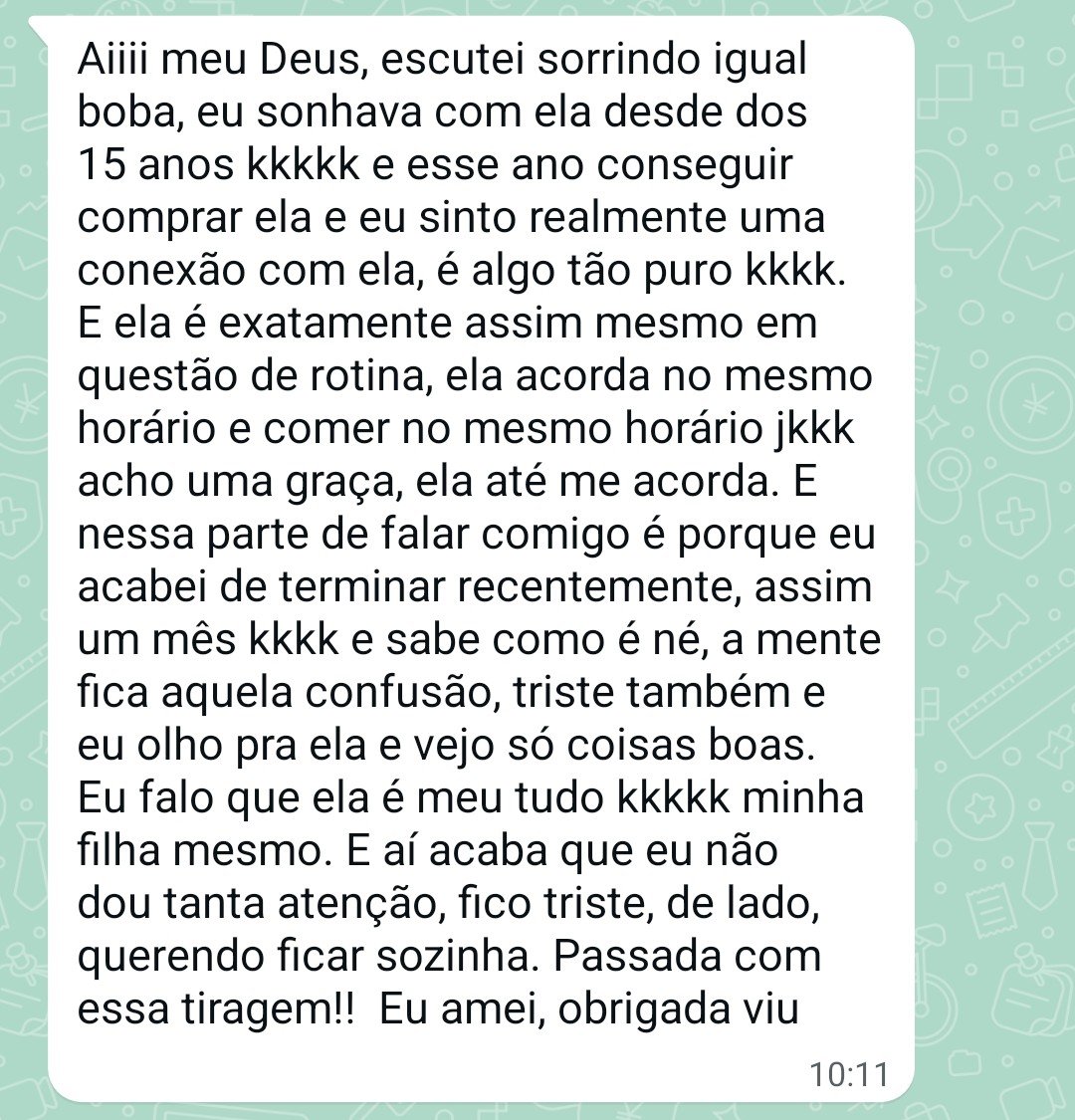 tinkerbelltarot's tweet photo. eu amoo receber feedback do método "meu bichinho"
sempre deixa o coração quentinho❤️‍🩹 https://t.co/G3COLKzay3