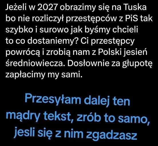 soltyszdzisiek's tweet photo. Czy zauważyliście, że każda próba rozdmuchania jakiejś „afery ” obecnego Rządu przez PiSiorków , kończy się odkryciem nowej, wielokrotnie większej  z nimi w roli głównej.....❓‼️
To już jakaś zasada....
I dlatego ten tekst poniżej jest tak ważny ‼️⬇️ https://t.co/burVyDUALC