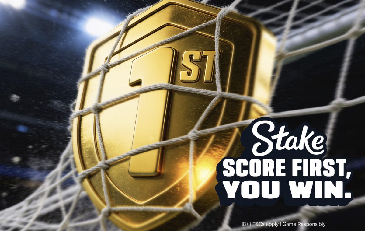 DeltaGambles's tweet photo. Huge 'first goal payout' opportunity on @Stake!⚽️

If your selection scores the 1st goal of the match, you'll be paid out up to $250, regardless of the result! 

Info and T&Cs here👇
🔗 https://t.co/VJut0ccwWq

RT & Drop usernames for a $100 tip!💰
