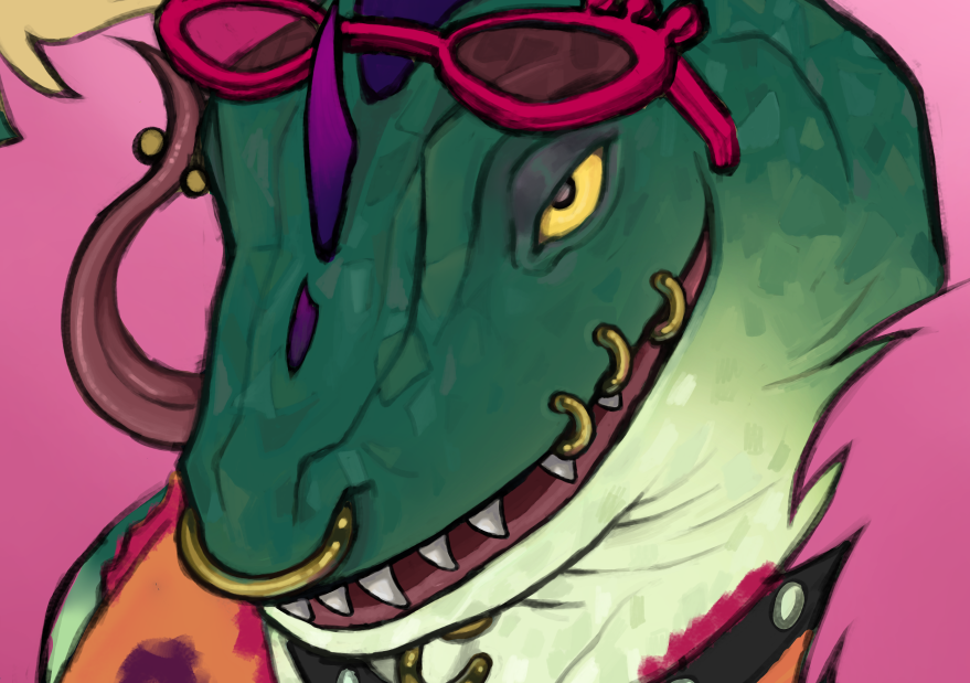 sahartis's tweet photo. modo fanart from the goats🦎 (comissions open) https://t.co/tUGiDarw0z
