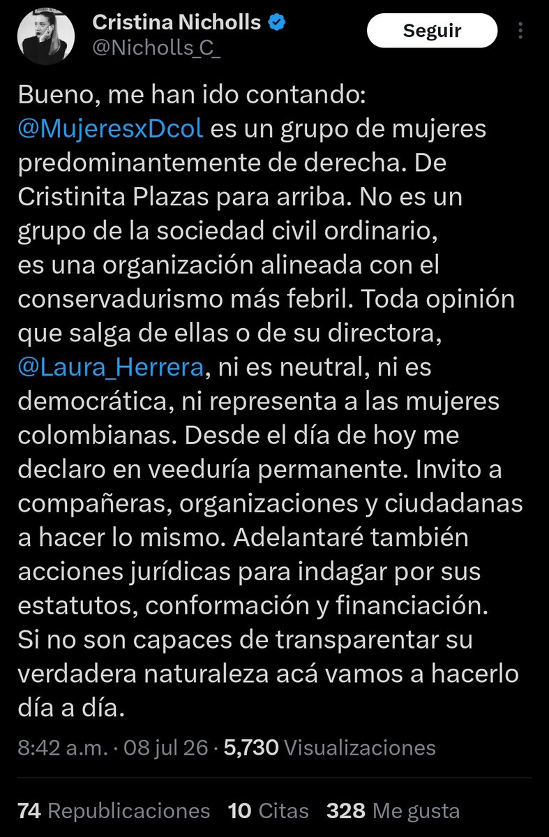 Missmelindres's tweet photo. En una democracia constitucional nadie necesita un certificado de neutralidad ideológica para ejercer ciudadanía. La sociedad civil no existe para agradar al poder ni a la oposición, existe para participar, el pluralismo no consiste en escuchar únicamente a quienes piensan igual. https://t.co/gIAzPpvXLE