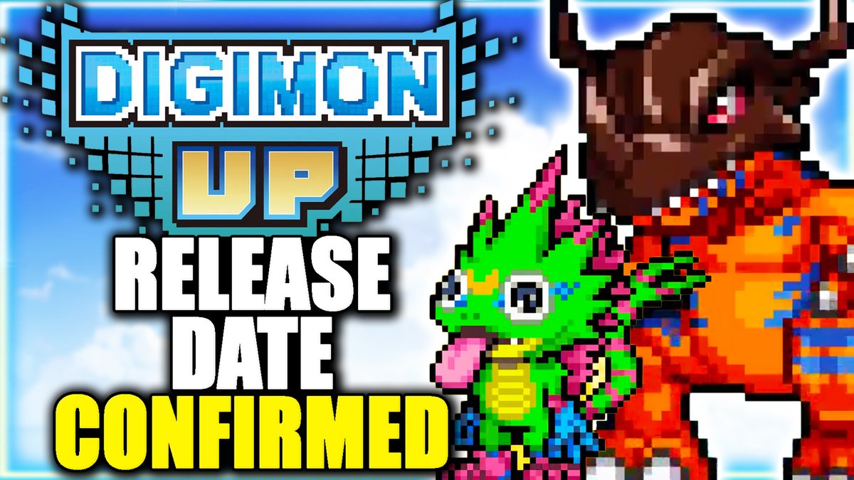 Karn_EX's tweet photo. 📰DIGIMON UP NEWS VIDEOOOO!📰

FINALLY we have the release date for Digimon UP! Join me for a breakdown of all the Digimon UP news we got this week and why I'm personally so excited for it!

https://t.co/P4G10N5jem https://t.co/ZuqcD8zTVn