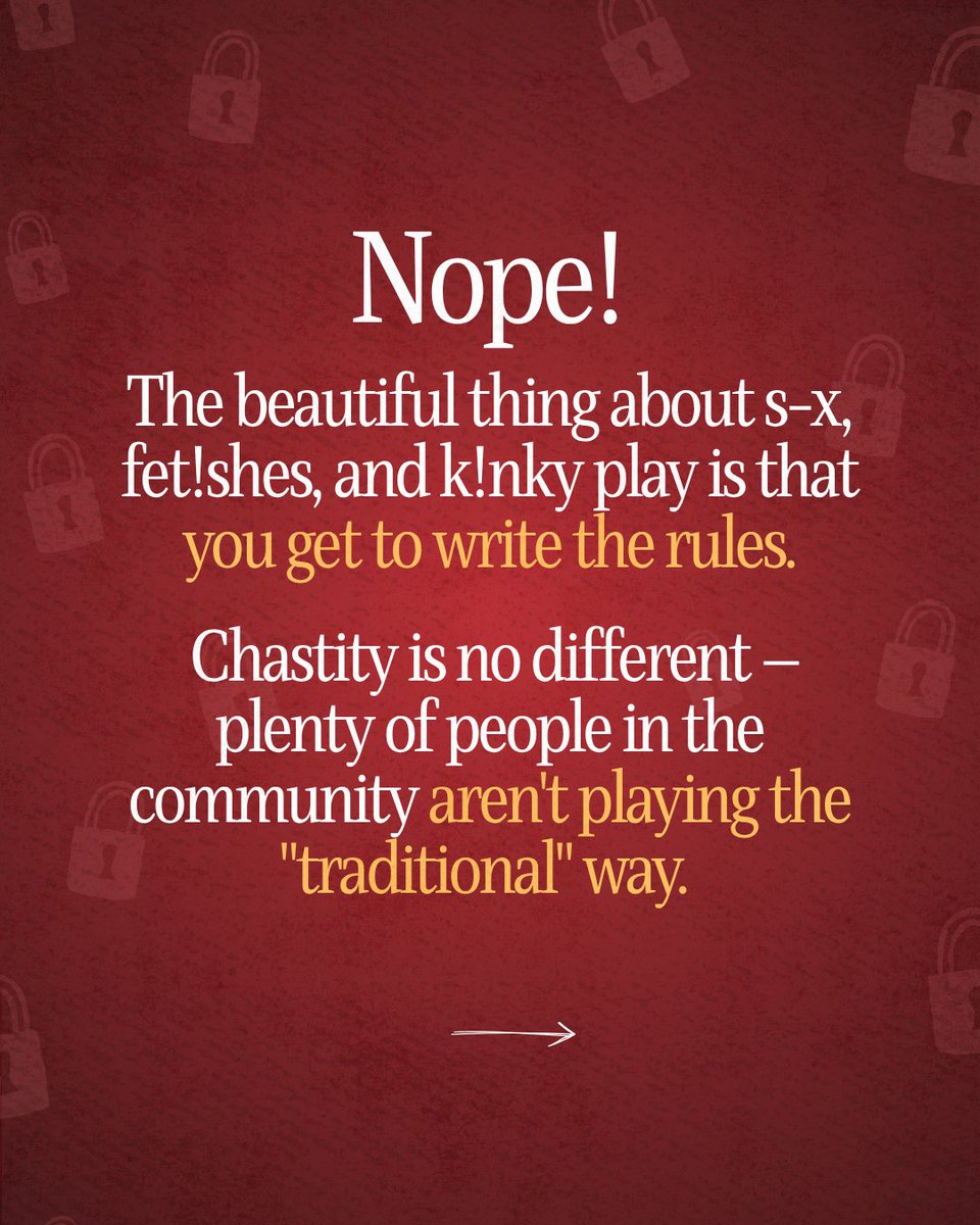 lockthecock_'s tweet photo. Tops, doms, solo players, gender-explorers — chastity has room for all of you! https://t.co/Zfk8TFj7Wd