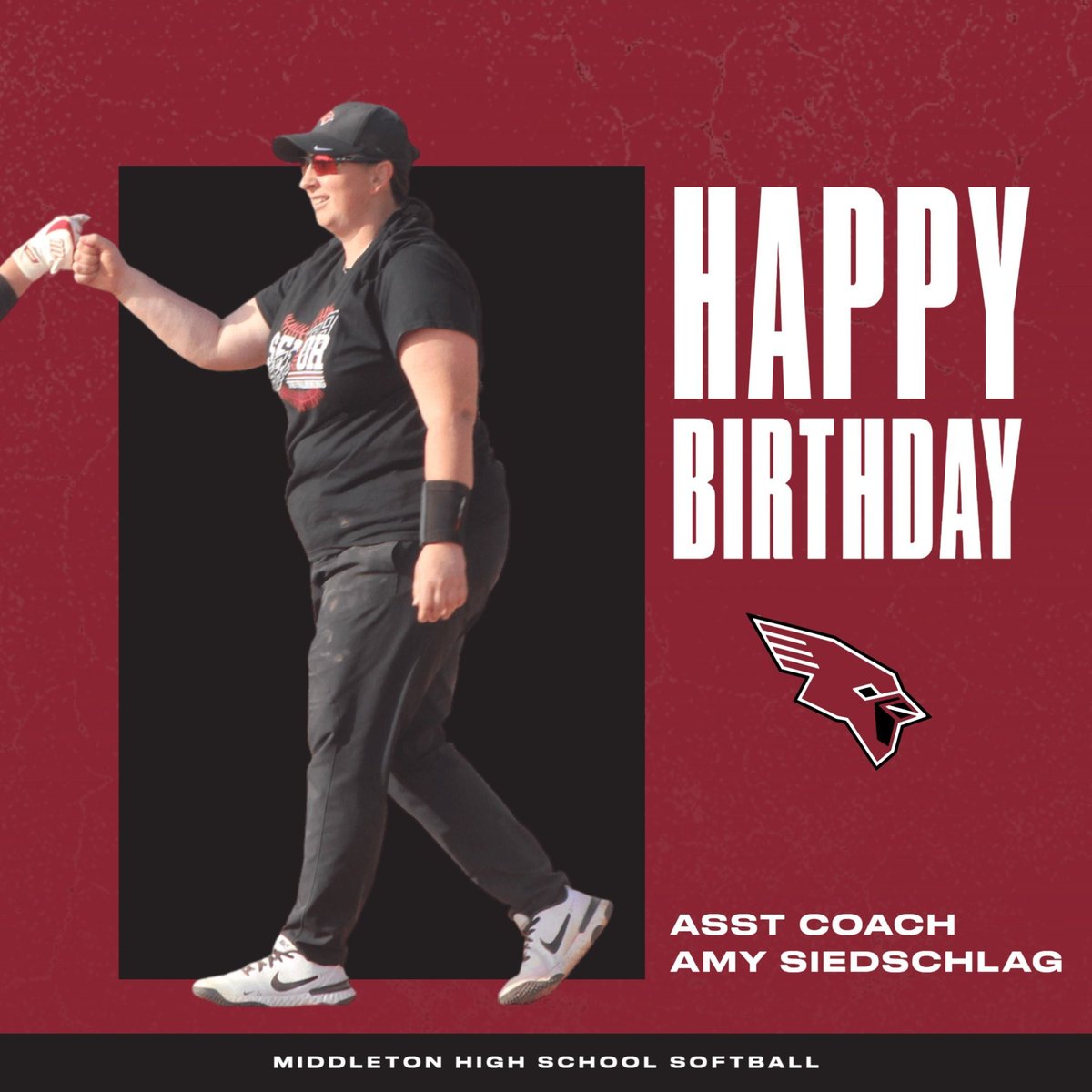 MHSCardsSB's tweet photo. Wishing a very ๐ HAPPY BIRTHDAY ๐ to Assistant Varsity Coach AMY SIEDSCHLAG!
#GoCards | #WeFly https://t.co/DpsMA17m6w