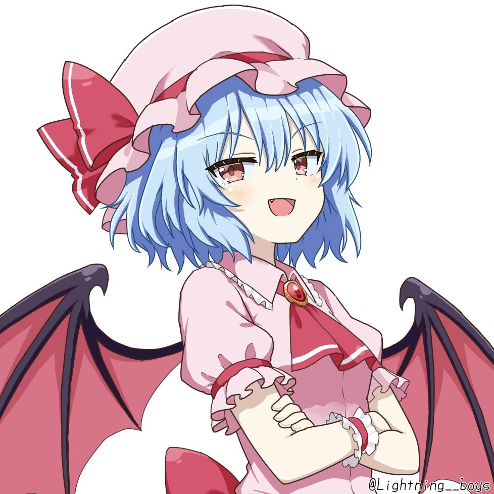 Lightning__boys's tweet photo. ドヤ顔レミリア！
 #7月9日はレミリアの日
 #レミリア・スカーレット
 #東方Project
 #イラスト https://t.co/v1jcbRku74