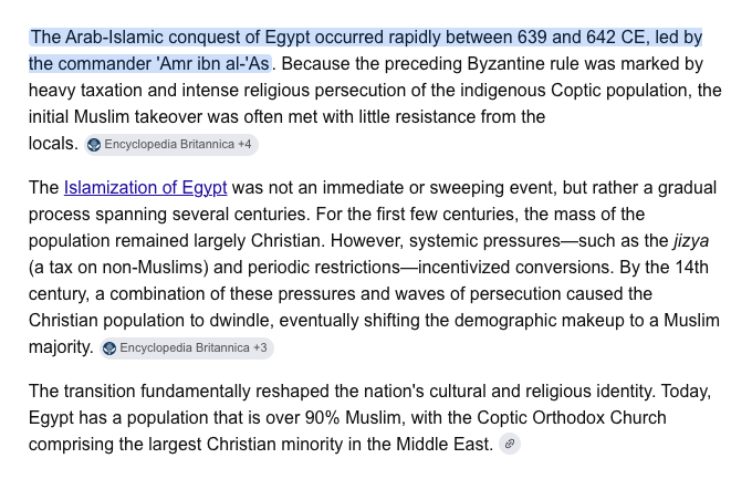 private_user_01's tweet photo. @DrewPavlou Egypt is an example of a civilisation that should have expelled Islam while it could. https://t.co/U55c1lQarf