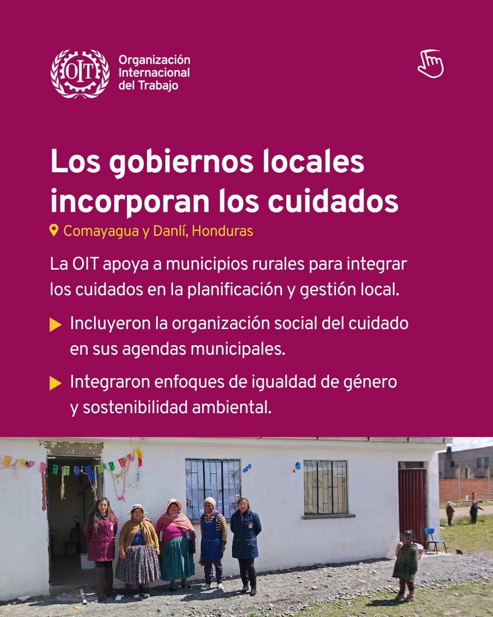 OITAmericas's tweet photo. @CoopAmericas @OITMexico @OITAndina @OIT_AmerCentral En el marco del #DíaInternacionalDeLasCooperativas, recordamos con 4 ejemplos en 🇨🇴🇧🇴🇭🇳 que las cooperativas también son parte de la solución para construir sistemas de cuidado más inclusivos, promoviendo la corresponsabilidad entre todos y todas. 🫂 https://t.co/ZW3Pxsfrz7