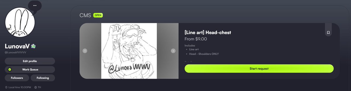 LunovaVVVVVV's tweet photo. ✨ Opening [Line art] Head-chest Commissions!

I'm accepting [Line art] Head-chest commissions for:

🖤 300 THB / $9 USD

Thank you for your support! If you're interested, feel free to send me a DM or place an order through VGen.

#VGen #VGenComm #OpenCommission #CommissionOpen https://t.co/Dk1izsMKqV