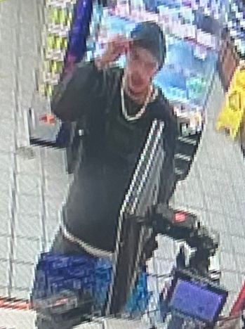 dcsheriff's tweet photo. ⚠️COMMUNITY ALERT: Help us identify this suspect! ⚠️

We need your help. Last Friday in the early morning, someone broke into at least 20 vehicles parked at hotels in the Inverness/Meridian area. They also stole a Ford F‑150, but it has since been recovered. 

The suspects were caught on camera using the stolen credit cards at a gas station in Denver before ditching the stolen truck.

If you recognize this individual or have any information that could help our investigation, please call Metro Denver Crime Stoppers at 720-913-STOP (7867) and reference case #2026-00060461. You can remain anonymous and may be eligible for a reward.

Thank you for helping us keep our community safe.