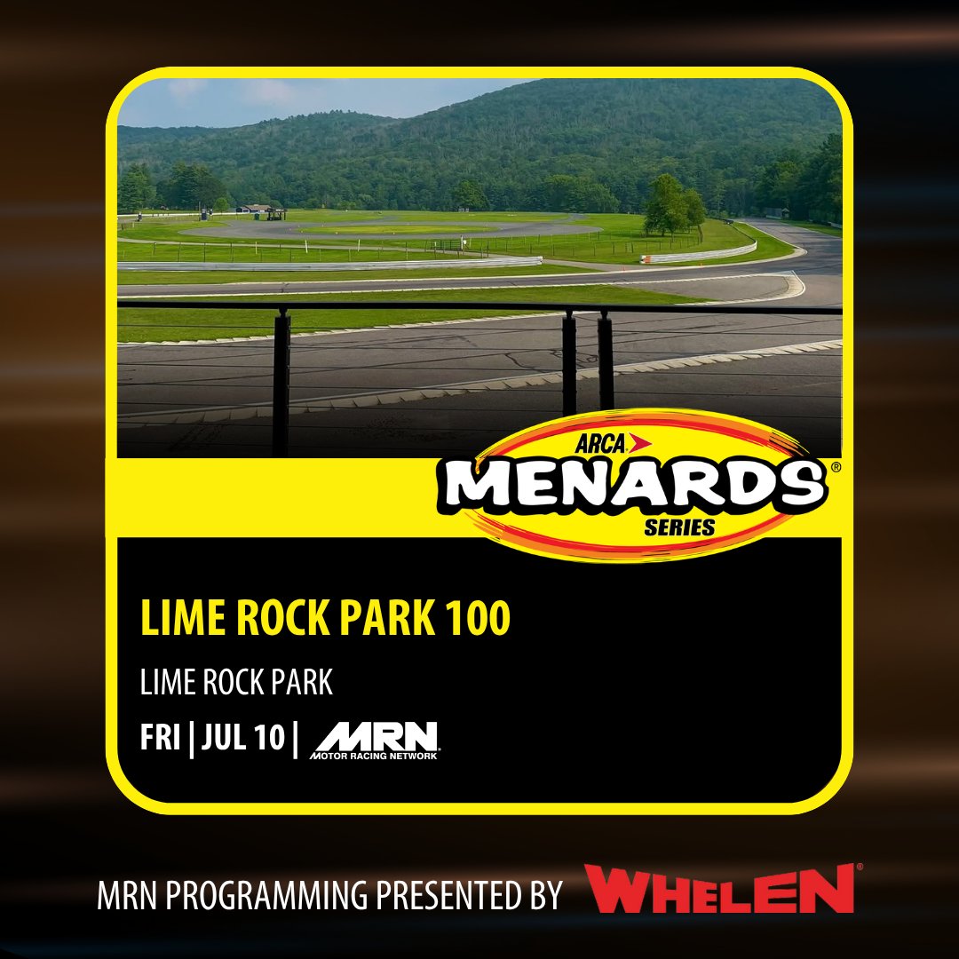 MRNRadio's tweet photo. We're ready to go Friday racing with the @ARCA_Racing Series at @limerockpark! 

📻 https://t.co/D39O4UrRNU
💻 https://t.co/wCQ8y1RhN4
📱 https://t.co/PXmmwIn6h6
🎧 @REradioz Scanner - 454.2000
🚗 @SiriusXMNASCAR - Channel 90

Presented by @WhelenMTRS and @WhelenEng. https://t.co/kSRlDnpz0b